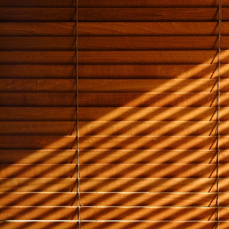 persianas de madera